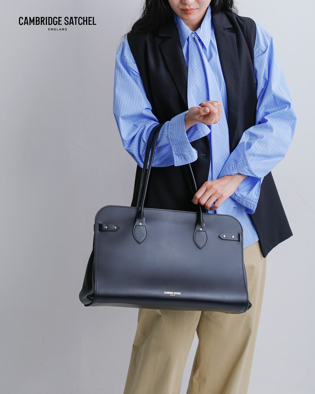 CAMBRIDGE SATCHEL(ケンブリッジサッチェル)カウレザー トートバッグ The EW Tote cs-302