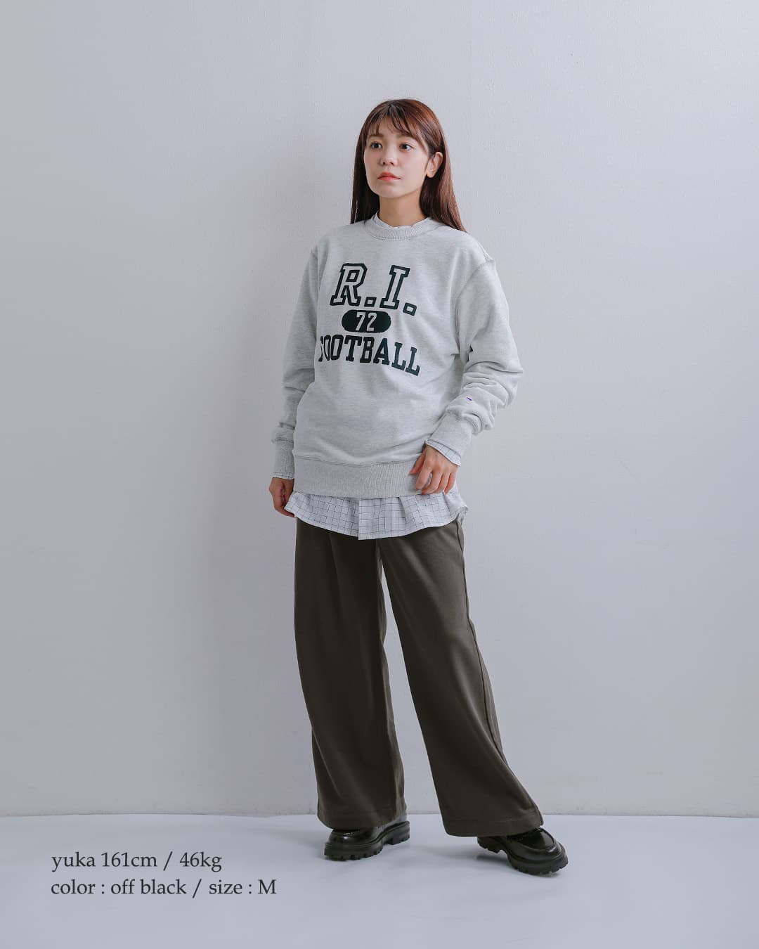 Champion(チャンピオン)コットン裏毛 ワイド スウェットパンツ cw-e208