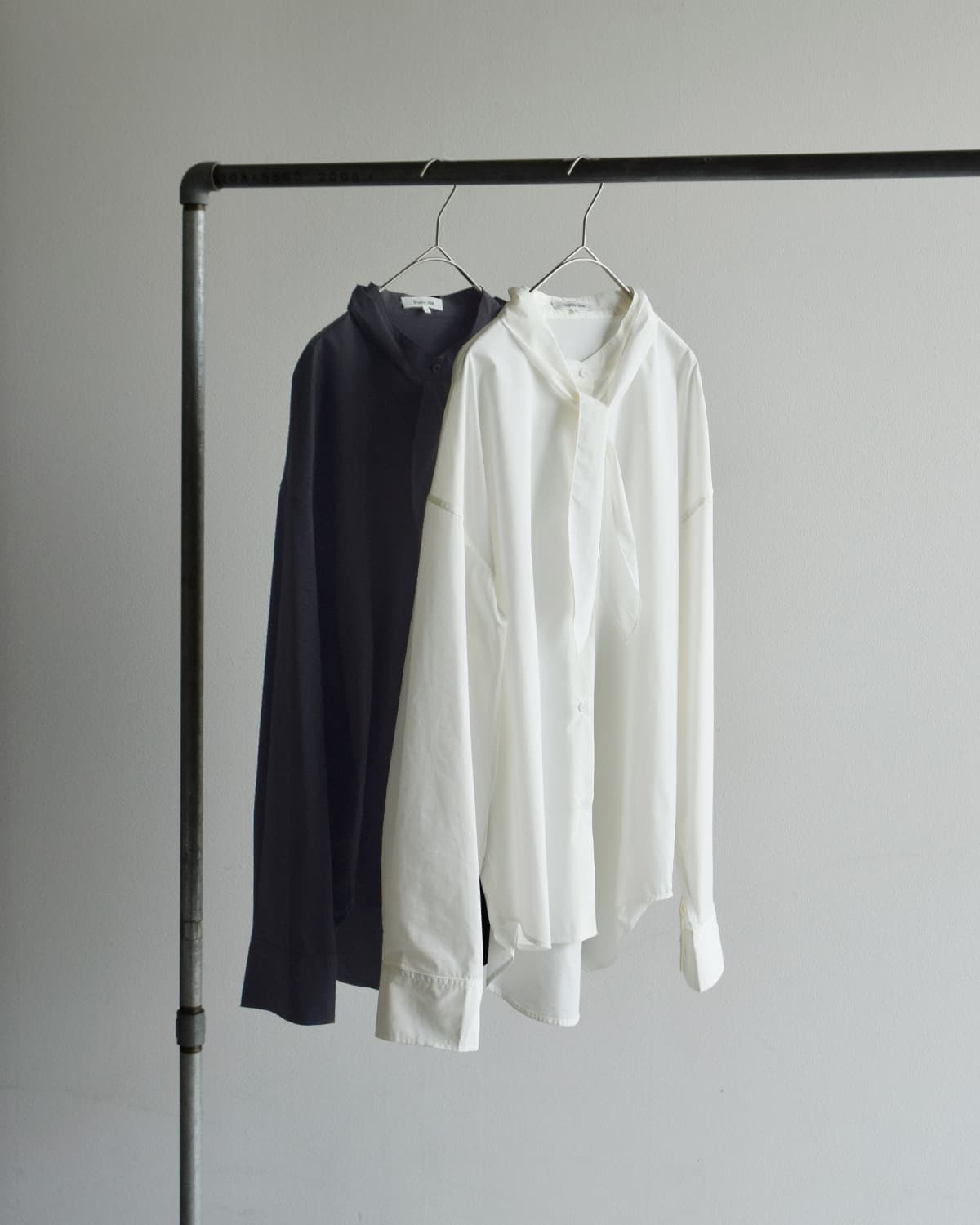 Studio Doe(スタジオドー)スカーフシャツ Scarf Shirt dn-25jort03