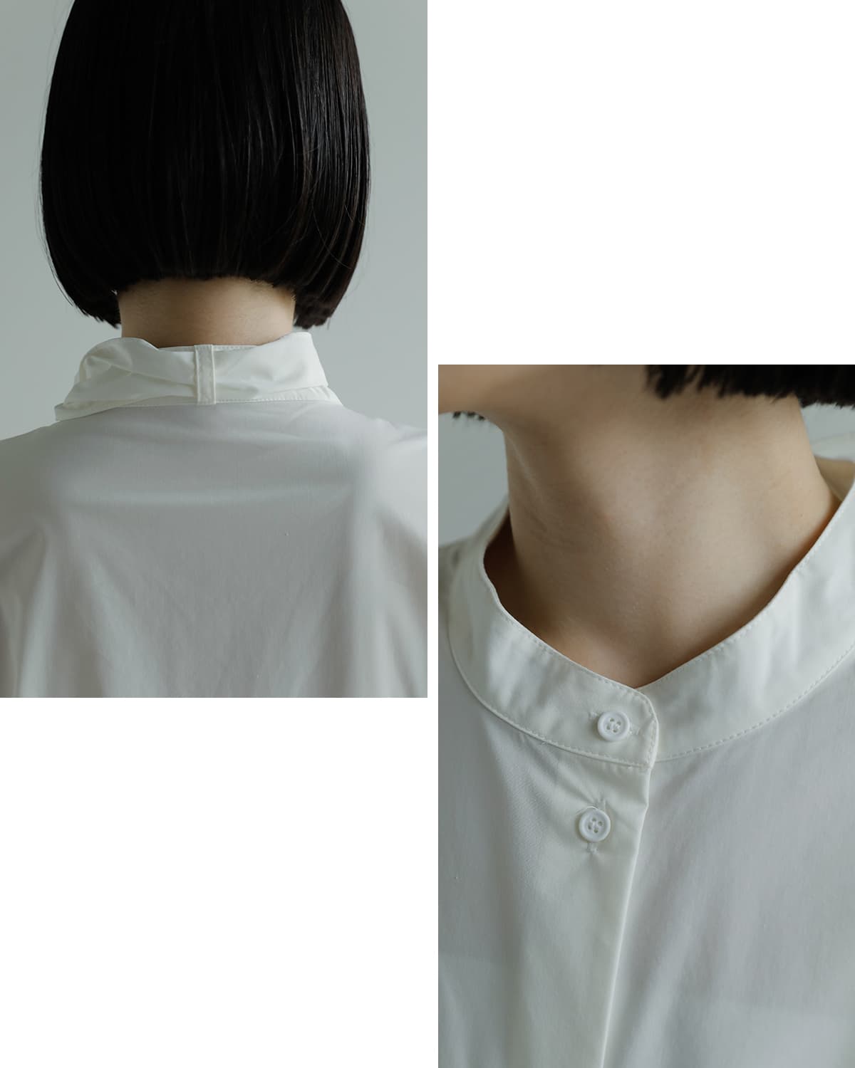 Studio Doe(スタジオドー)スカーフシャツ Scarf Shirt dn-25jort03