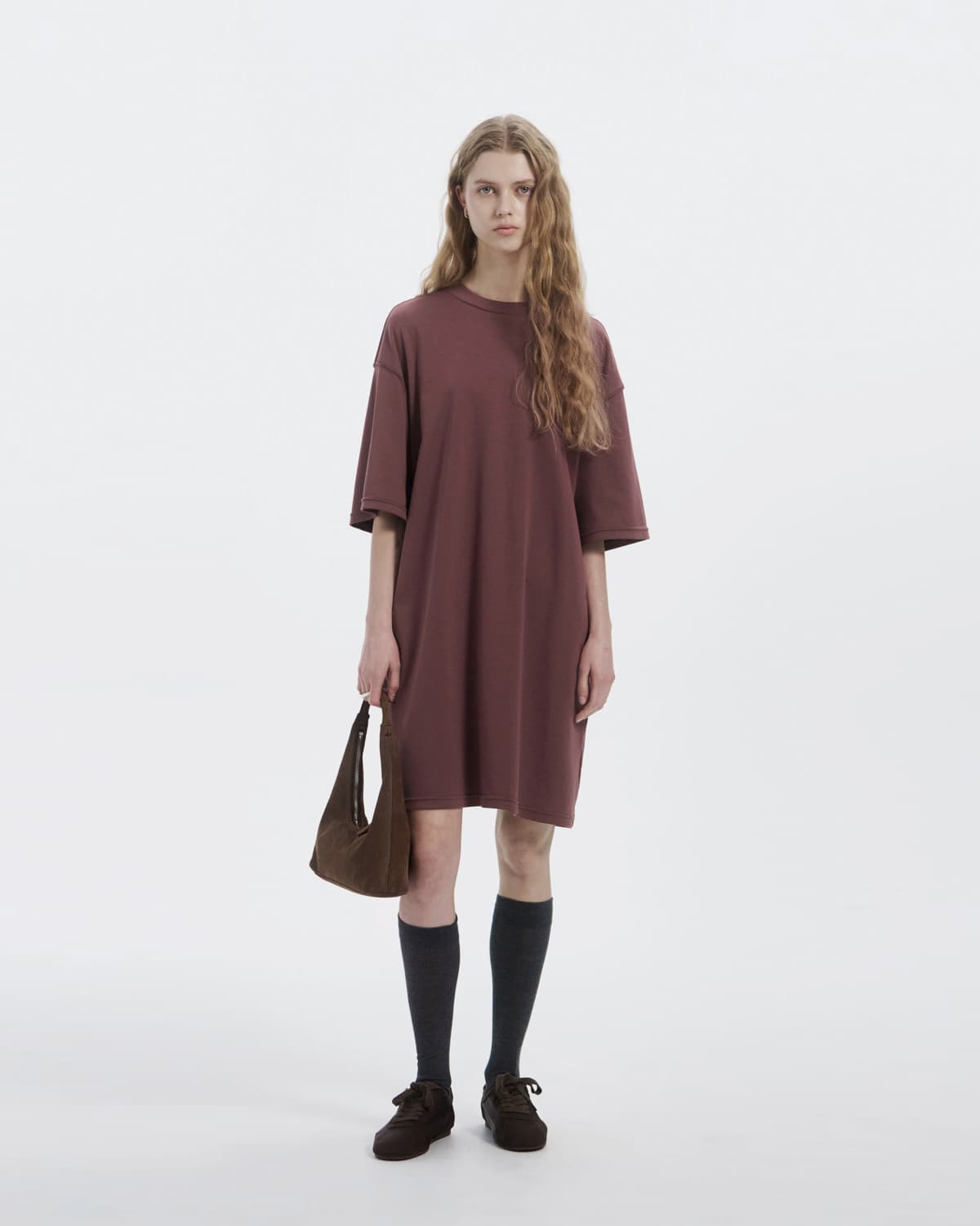 Studio Doe(スタジオドー)スーピマコットンルーズ Tシャツドレス Supima Cotton Loose T-shirt Dress dn-264adr10