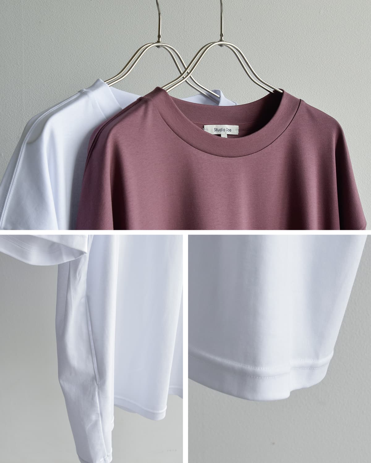 Studio Doe(スタジオドー)スーピマコットンルーズ Tシャツドレス Supima Cotton Loose T-shirt Dress dn-264adr10