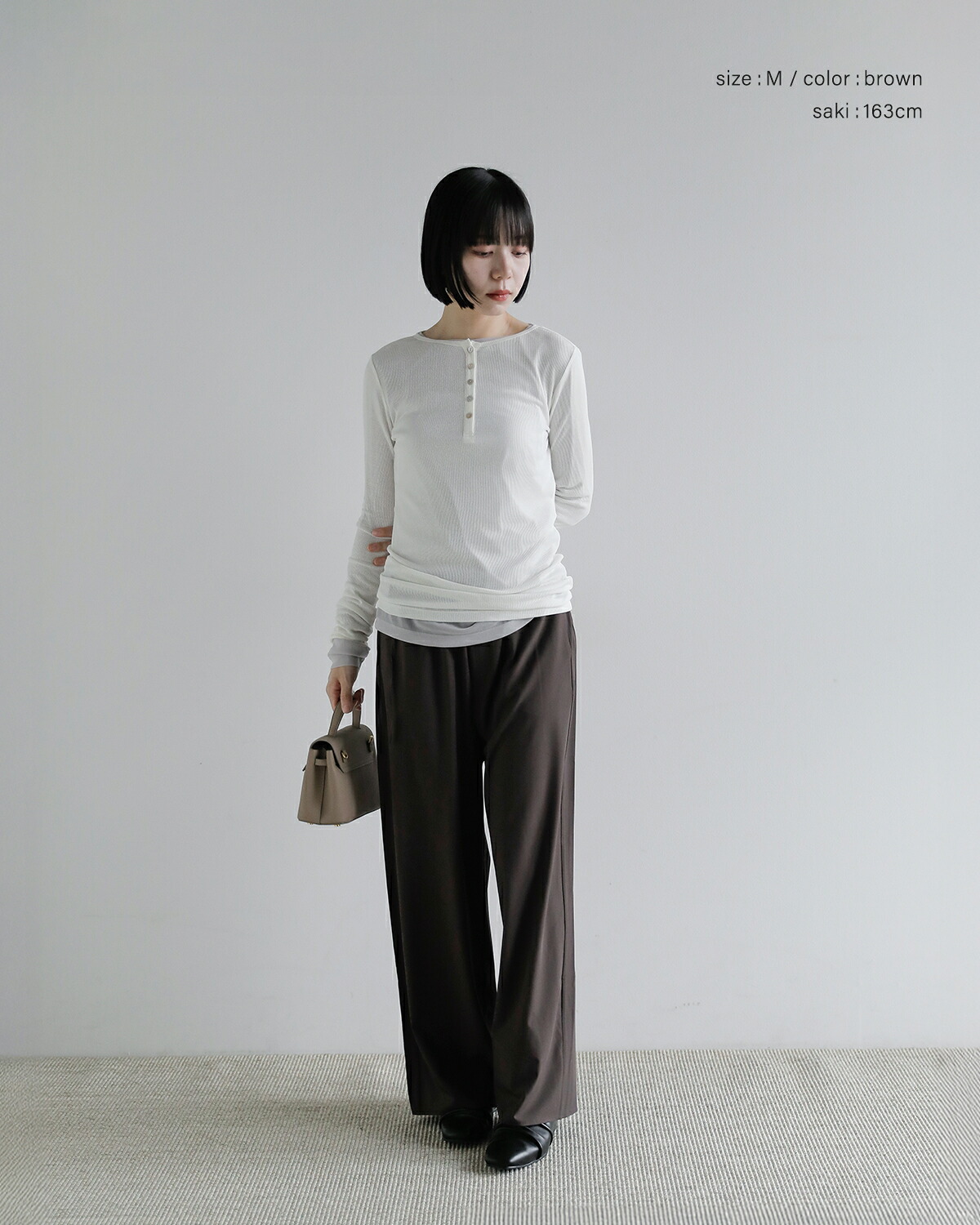 Studio Doe(スタジオドー)バンブーファイバー マット イージーパンツ LazyChic Matte Easy Pants dn-265bcp05