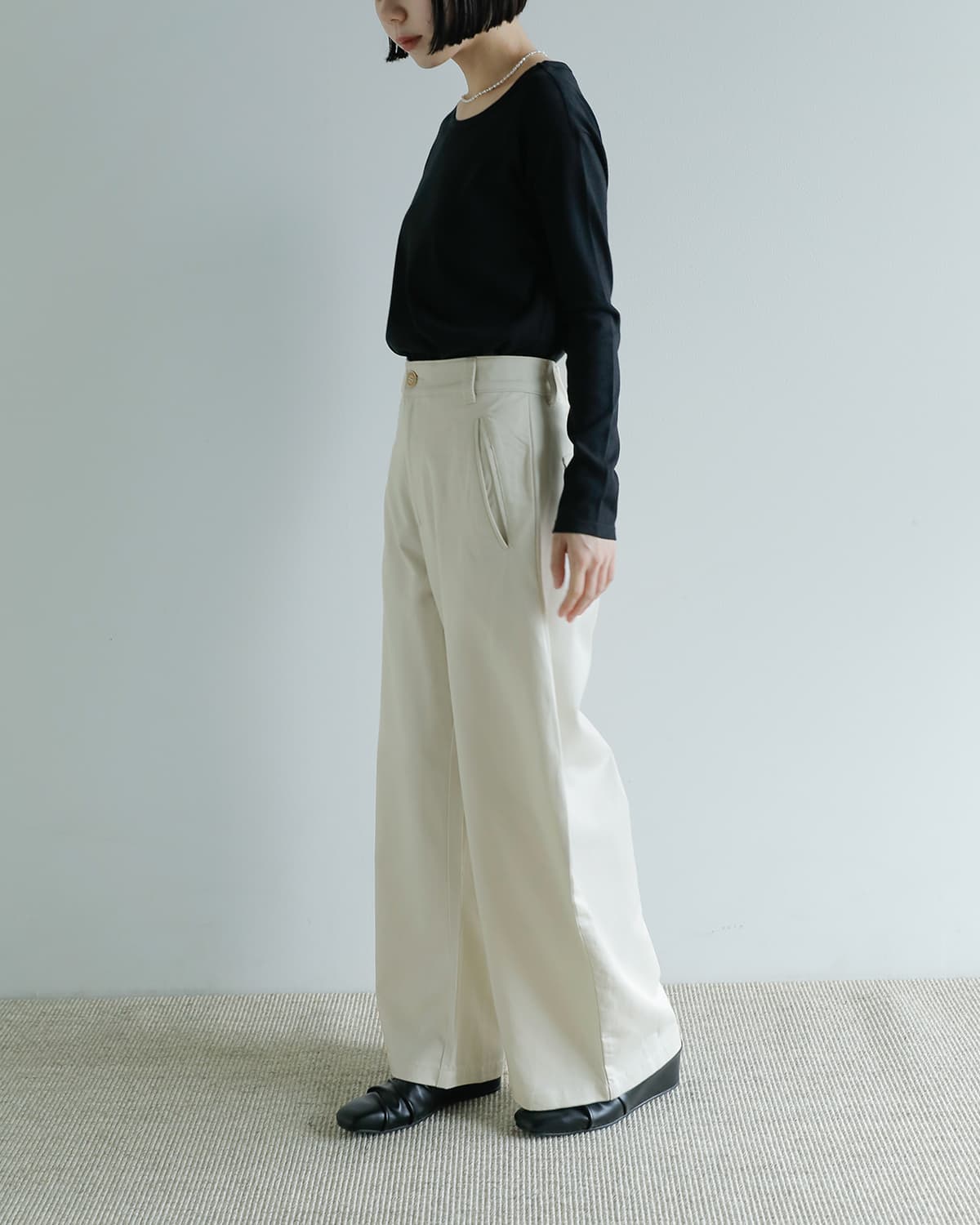 Studio Doe(スタジオドー)ソフトハビットカーブドワークパンツ Soft Habit Curved Work Pants dn-265bcp46