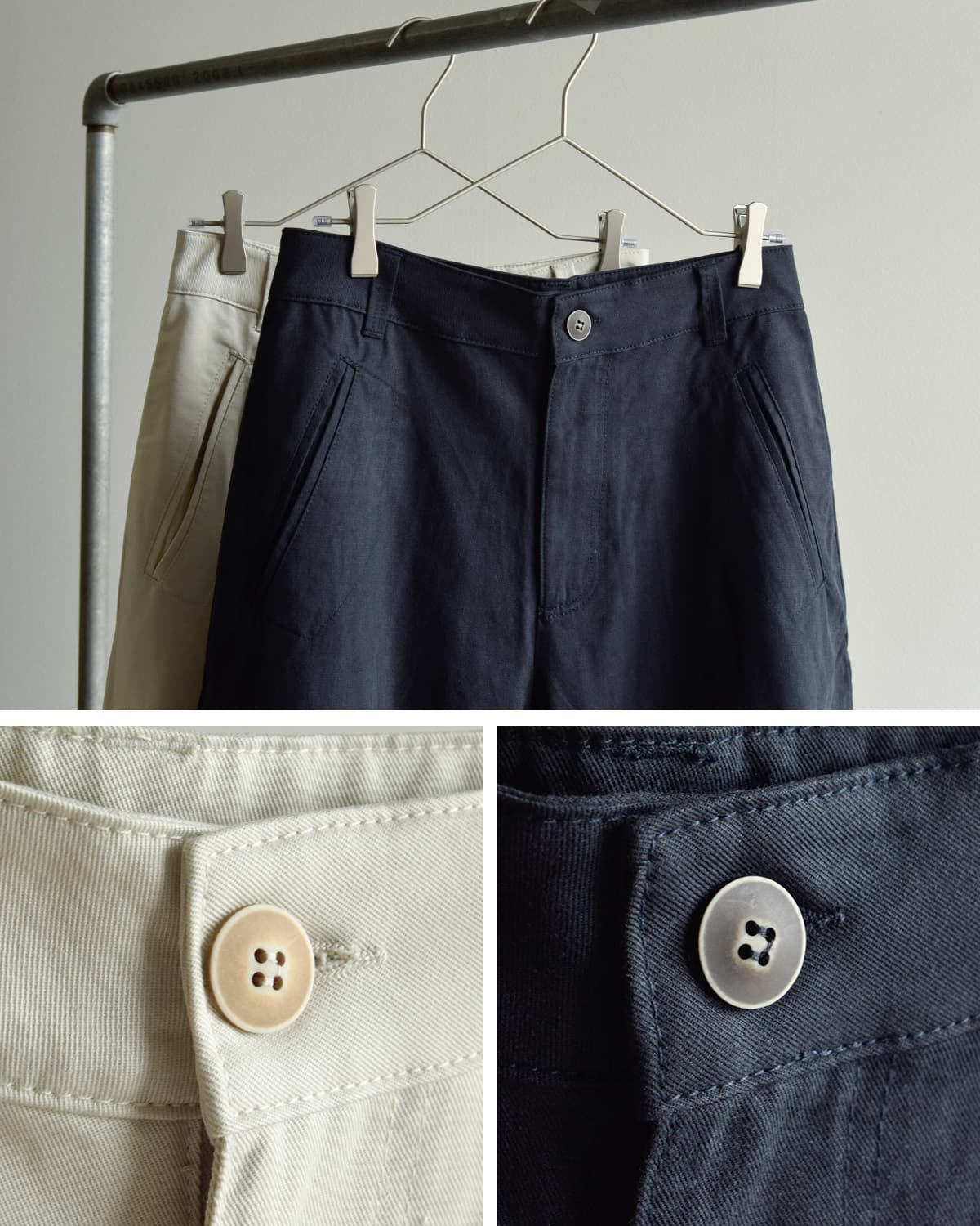 Studio Doe(スタジオドー)ソフトハビットカーブドワークパンツ Soft Habit Curved Work Pants dn-265bcp46