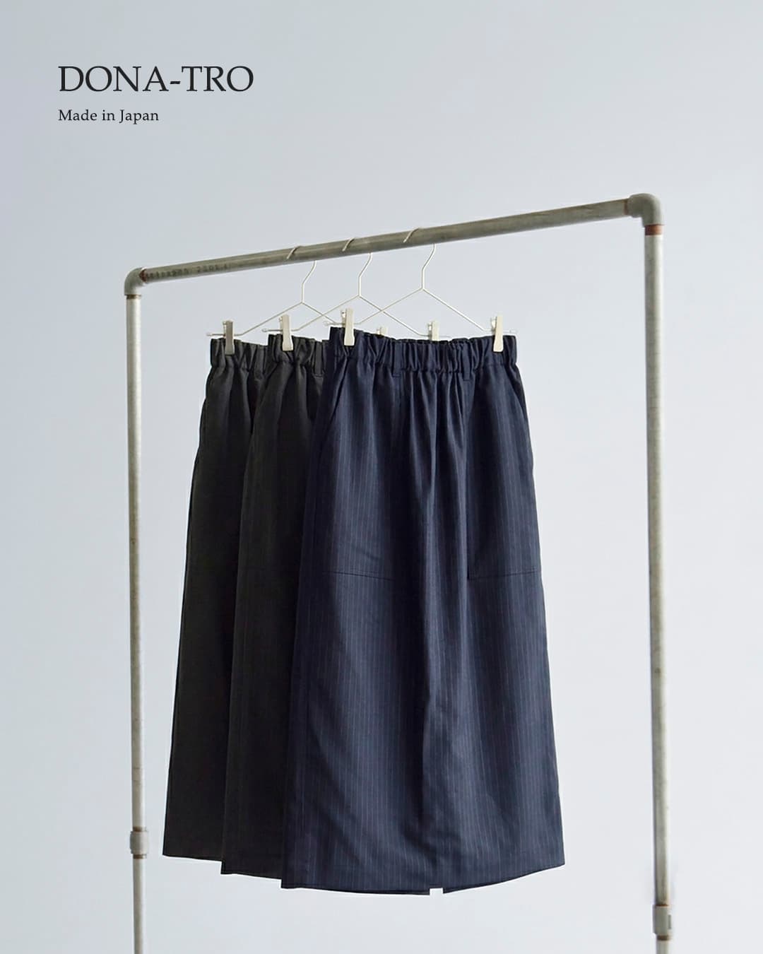 nicholson&nicholsonストレッチ ウール ロング スカート DONA-TRO dona-tro
