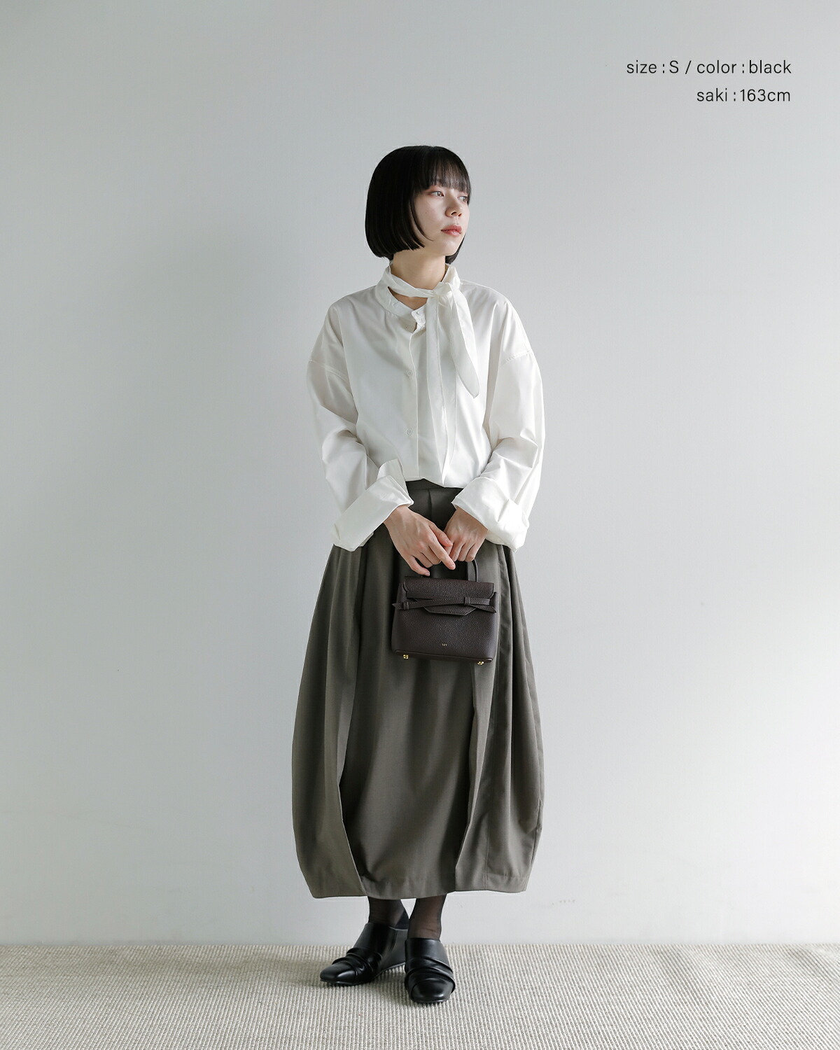 Studio Doe(スタジオドー)PUレザー プリーツデザイン インヒール ミュール Pleated Heeled Slippers ds-262ohl24