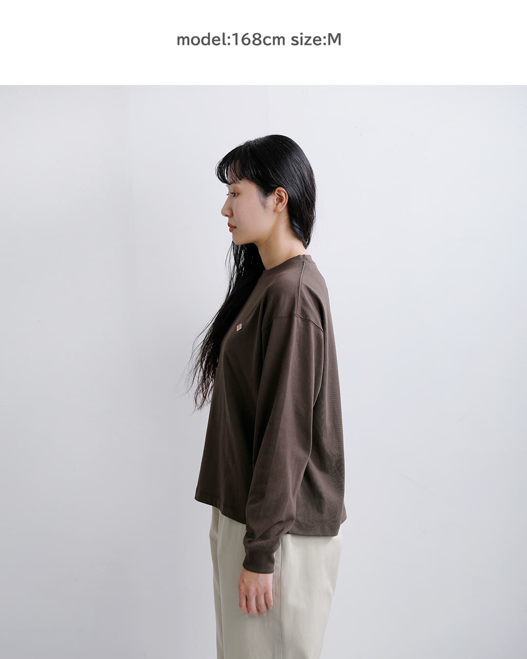DANTON(ダントン)オープンエンドジャージー クルーネック ロングスリーブ Tシャツ dt-c0269tcb-26aw