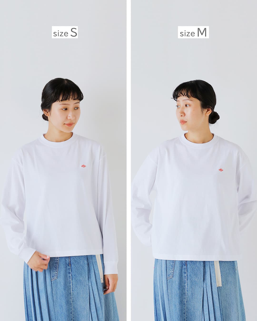 DANTON(ダントン)オープンエンドジャージー クルーネック ロングスリーブ Tシャツ dt-c0269tcb-26aw