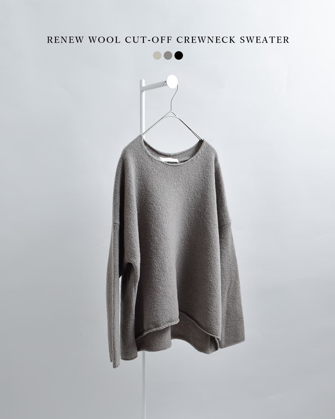 evam eva���j���[�E�[�� �J�b�g�I�t �N���[�l�b�N �Z�[�^�[ e263k107