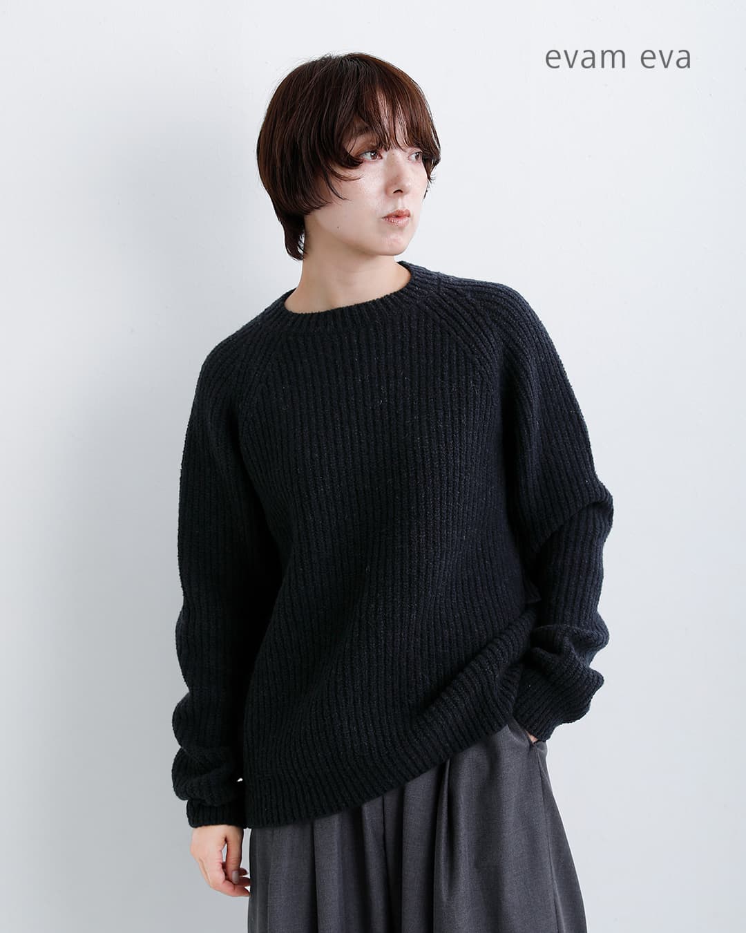 evam eva���j���[�E�[�� �N���[�l�b�N �I�[�o�[�Z�[�^�[ e263k108