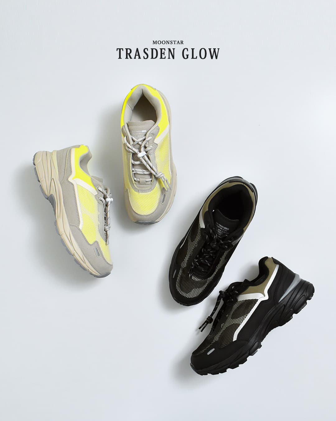 moonstar 810s透湿防水 スポーツスニーカー TRASDEN GLOW et055