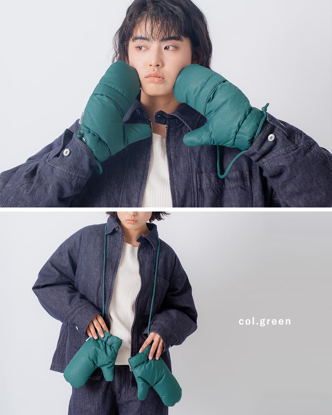 miffew(�~�t���[)�_�E�� �~�g�� DOWN MITTENS few26wac5355