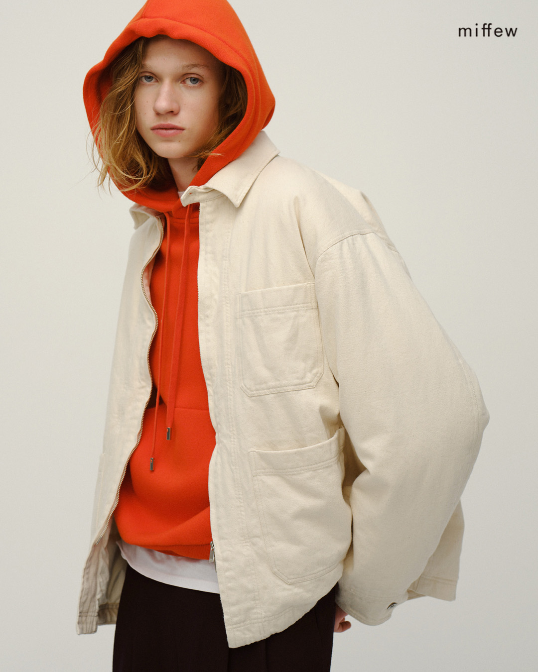 miffew(�~�t���[)�f�j�� �_�E��  �J�o�[�I�[�� DENIM DOWN COVERALL few26wjk5457