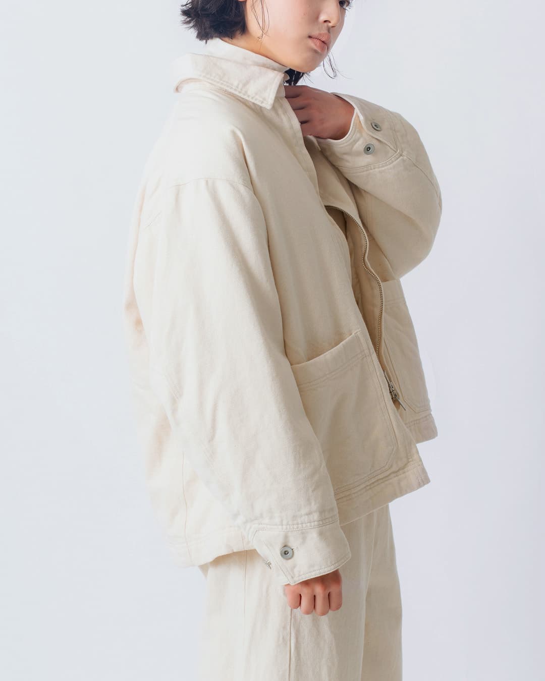 miffew(�~�t���[)�f�j�� �_�E��  �J�o�[�I�[�� DENIM DOWN COVERALL few26wjk5457