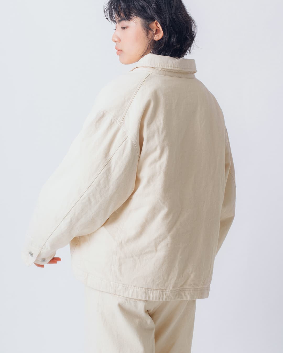 miffew(�~�t���[)�f�j�� �_�E��  �J�o�[�I�[�� DENIM DOWN COVERALL few26wjk5457
