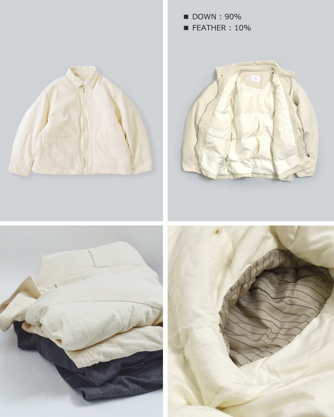 miffew(�~�t���[)�f�j�� �_�E��  �J�o�[�I�[�� DENIM DOWN COVERALL few26wjk5457