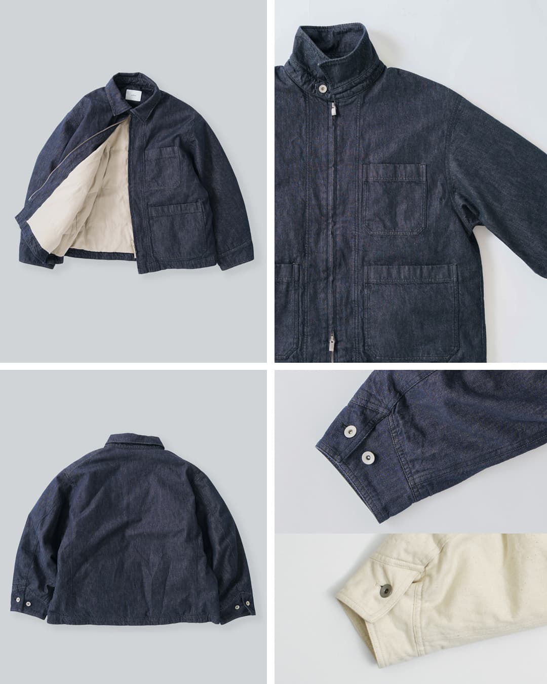 miffew(�~�t���[)�f�j�� �_�E��  �J�o�[�I�[�� DENIM DOWN COVERALL few26wjk5457