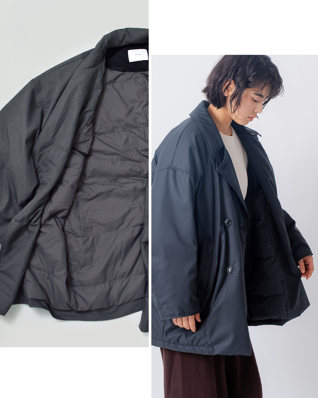 miffew�s�[ �_�E�� �R�[�g PEA DOWN COAT few26wjk5461