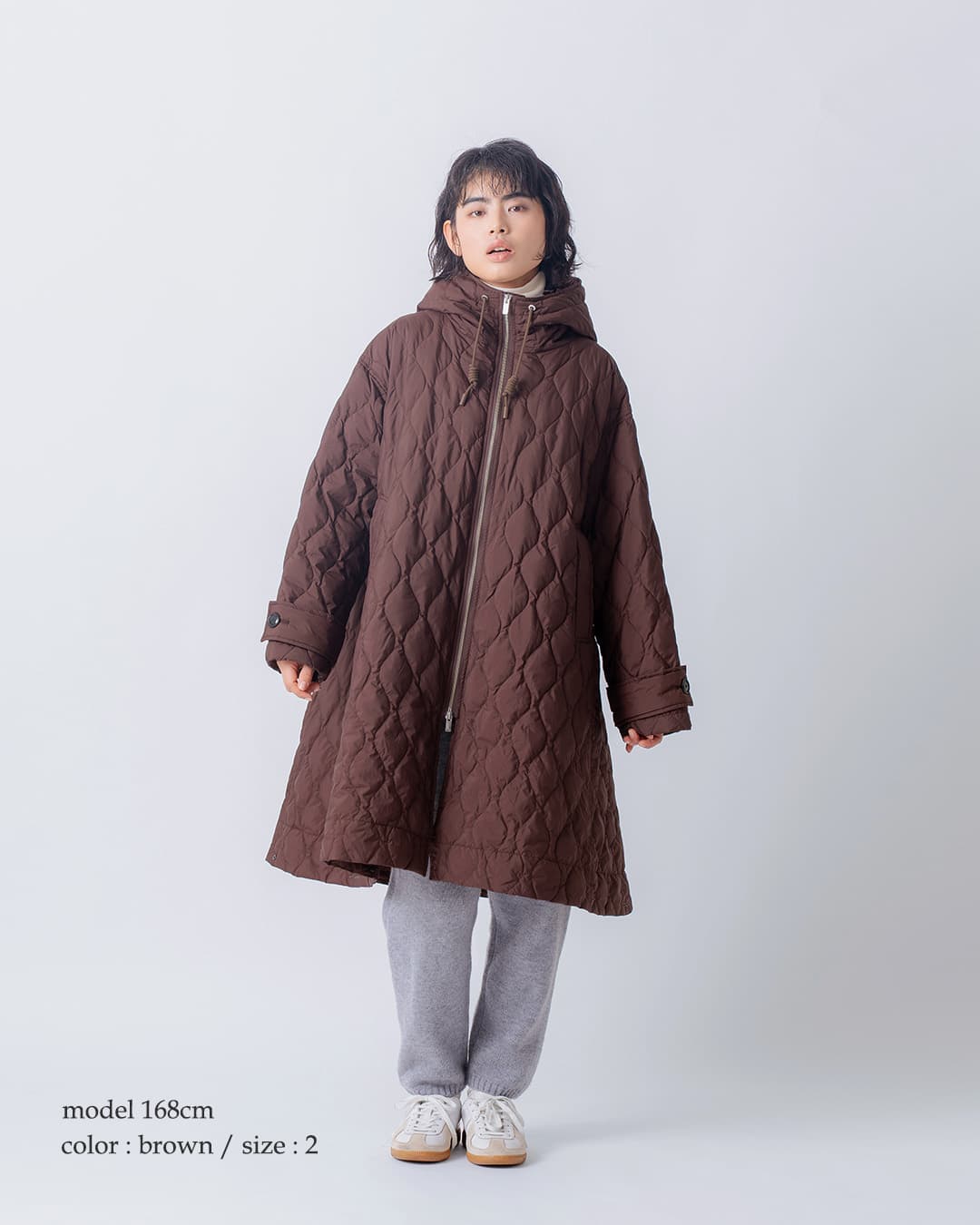 miffew�e���g���C�� �W�b�v�A�b�v �_�E�� �R�[�g TENT LINE ZIP UP DOWN COAT few26wjk5463