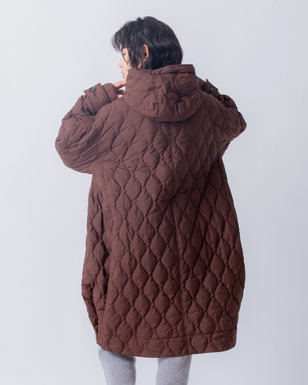 miffew�e���g���C�� �W�b�v�A�b�v �_�E�� �R�[�g TENT LINE ZIP UP DOWN COAT few26wjk5463