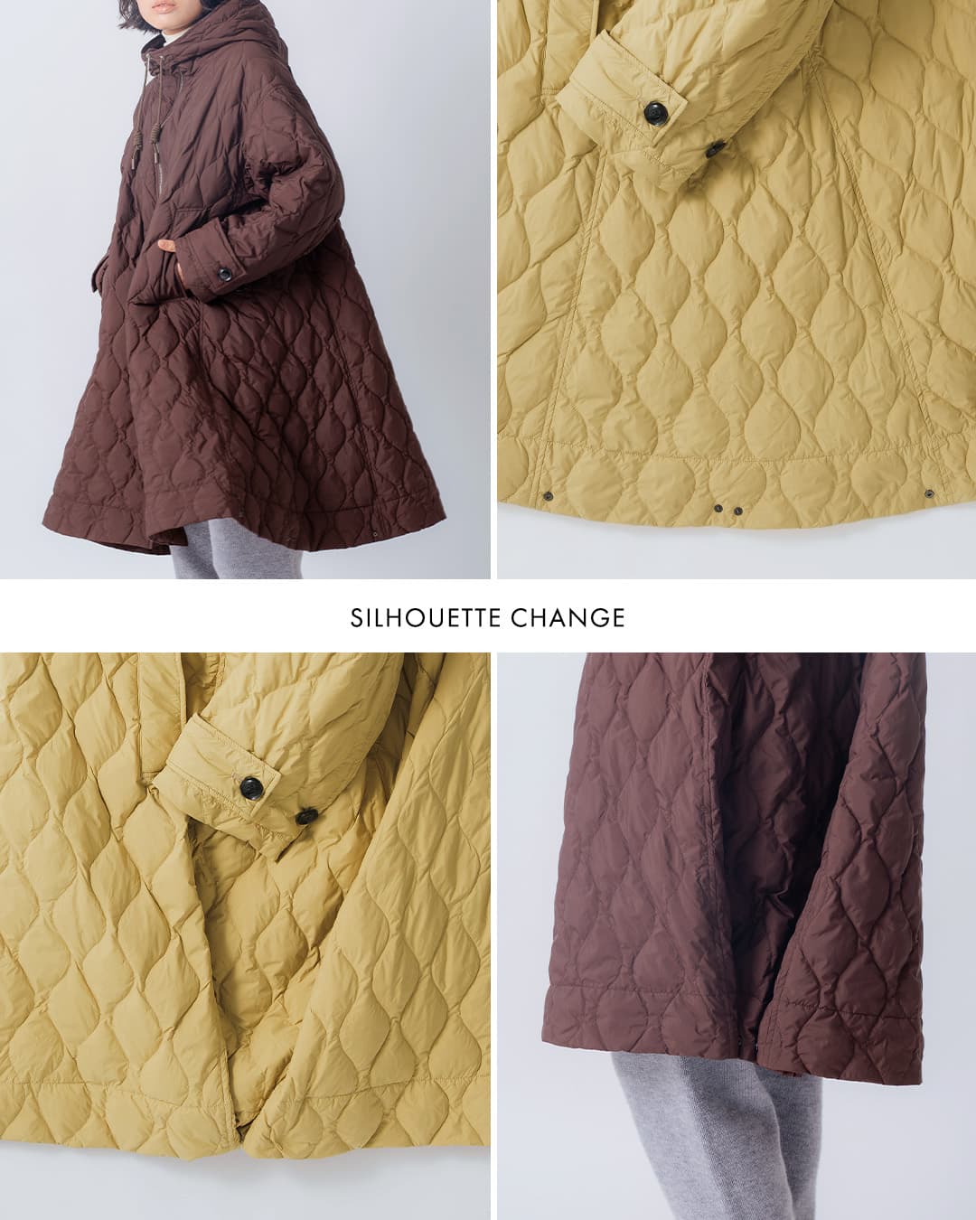 miffew�e���g���C�� �W�b�v�A�b�v �_�E�� �R�[�g TENT LINE ZIP UP DOWN COAT few26wjk5463