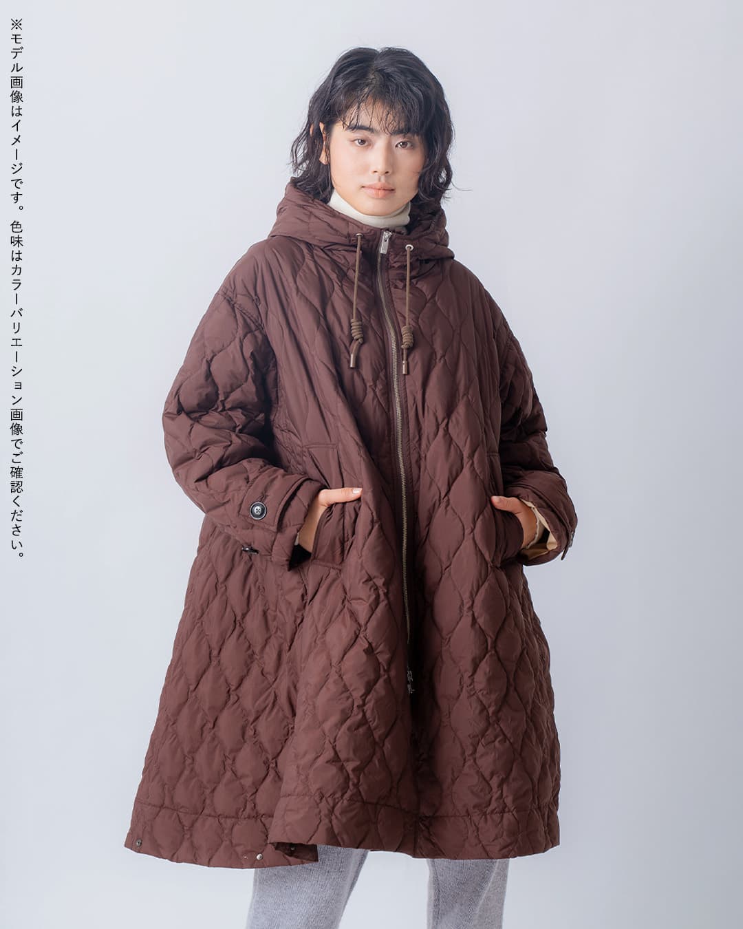 miffew�e���g���C�� �W�b�v�A�b�v �_�E�� �R�[�g TENT LINE ZIP UP DOWN COAT few26wjk5463