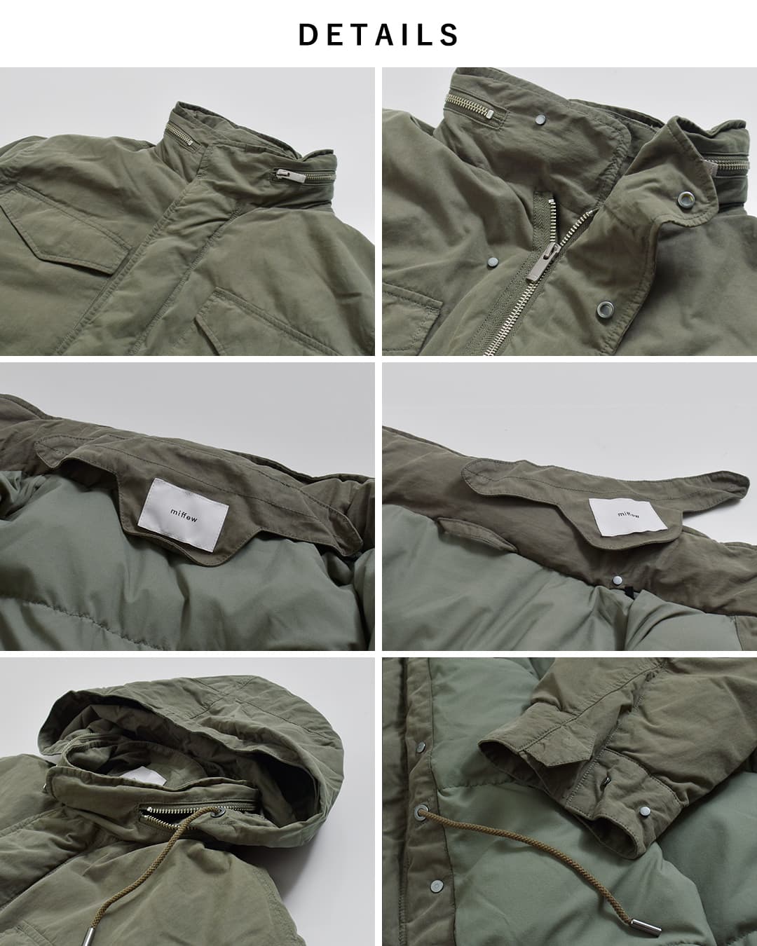 miffew(�~�t���[)�t�B�[���h �_�E�� �W���P�b�g FIELD DOWN JACKET few26wjk5472