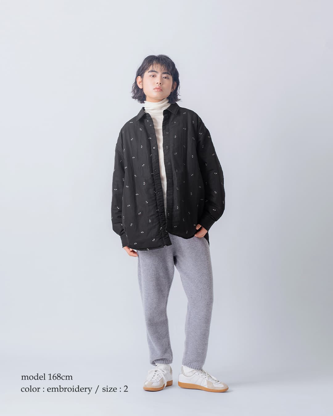 miffew�t�����[ �_�E�� �V���c �W���P�b�g FLOWER DOWN SHIRTS JACKET few26wjk5476
