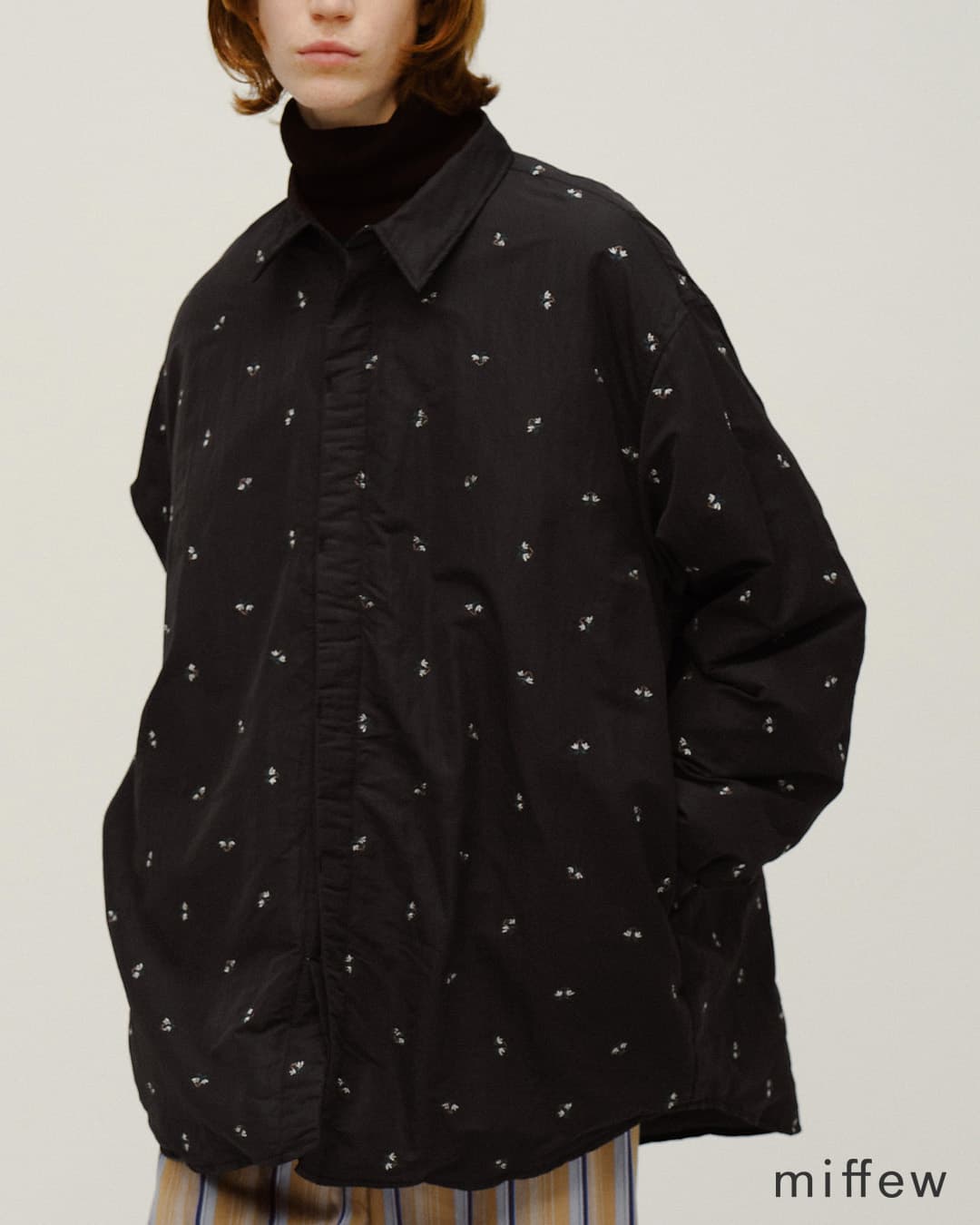 miffew�t�����[ �_�E�� �V���c �W���P�b�g FLOWER DOWN SHIRTS JACKET few26wjk5476