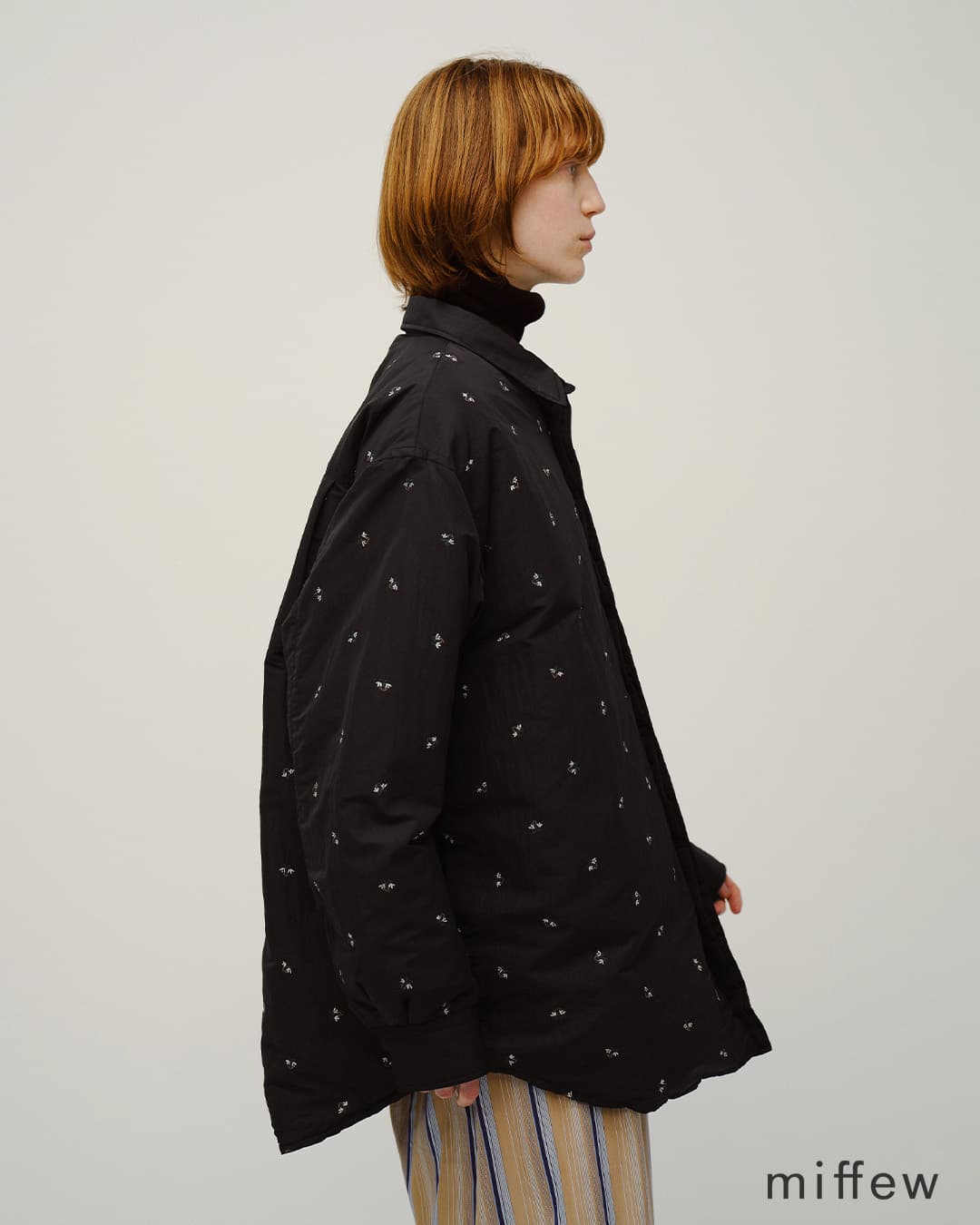 miffew�t�����[ �_�E�� �V���c �W���P�b�g FLOWER DOWN SHIRTS JACKET few26wjk5476