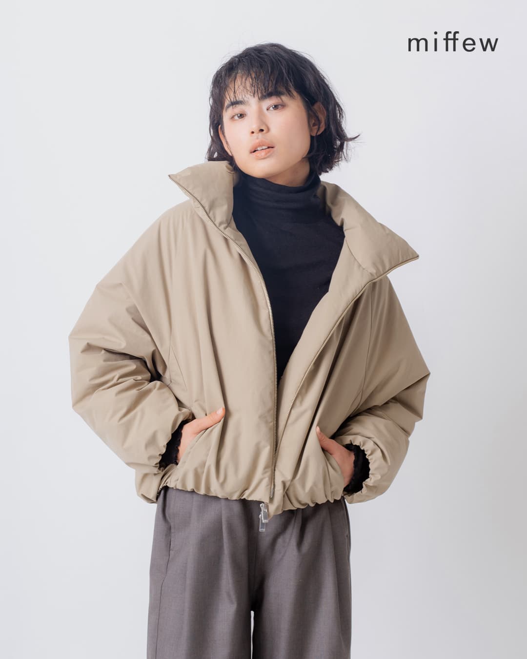 miffew�X�^���h�J���[ �_�E�� �W���P�b�g STAND COLLAR DOWN JACKET few26wjk5480