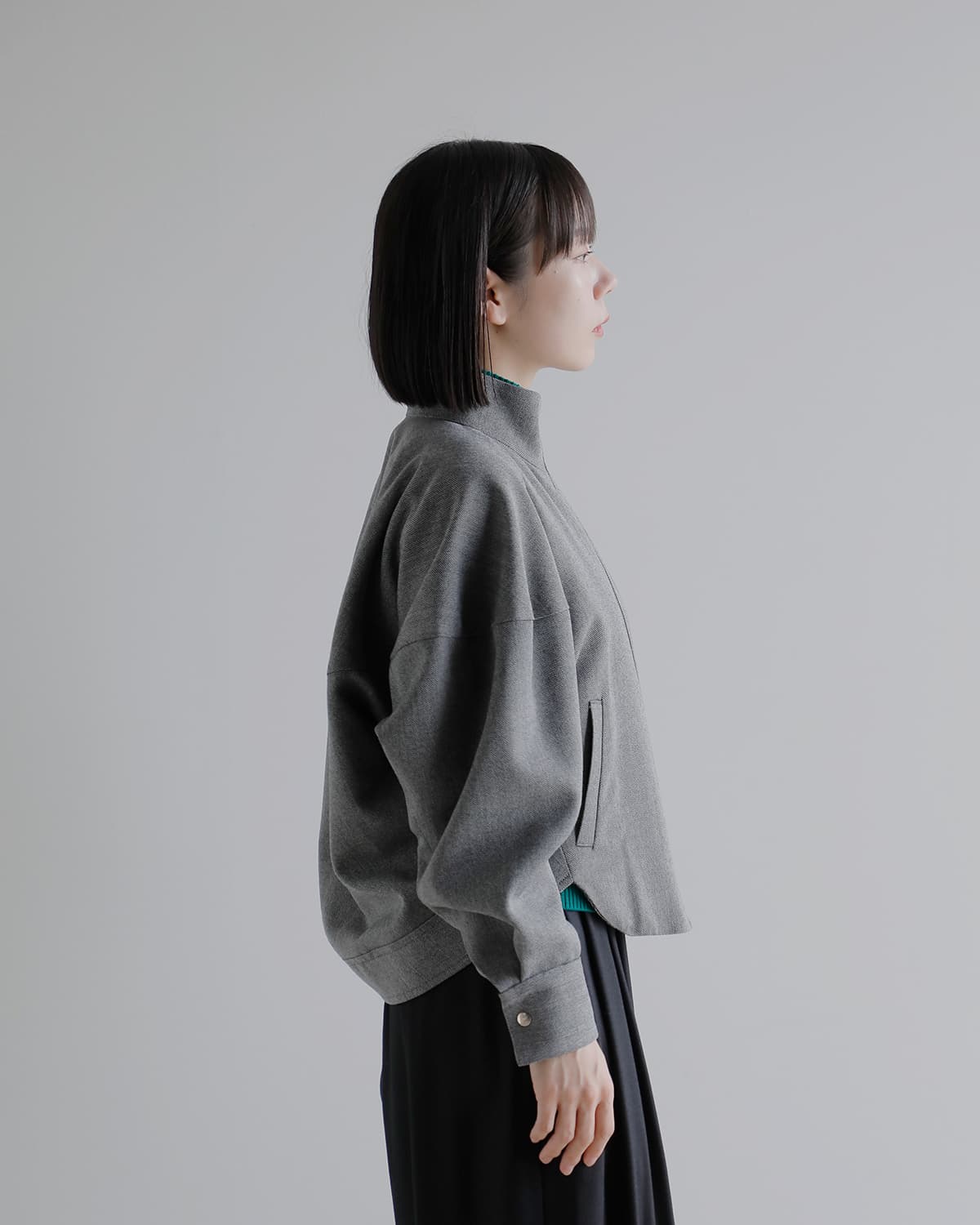 support surface(サポートサーフェス)ウール スタンドカラー ジャケット fkd27a060-tko0237