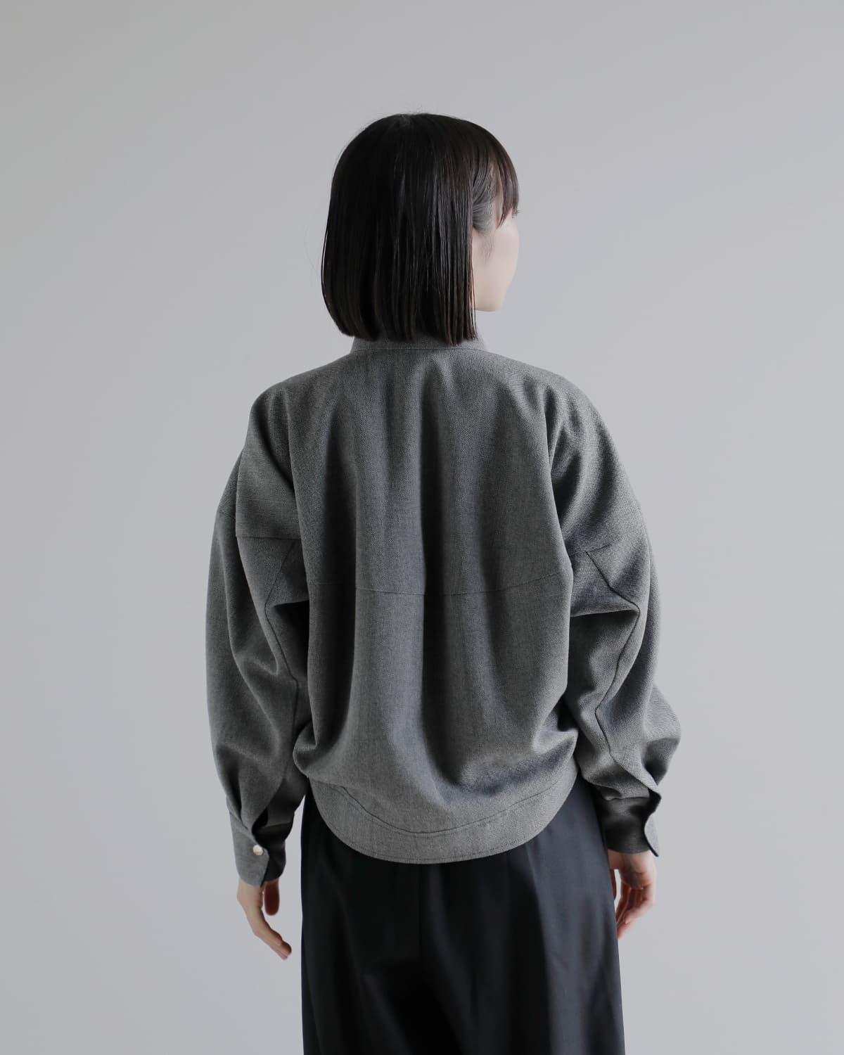 support surface(サポートサーフェス)ウール スタンドカラー ジャケット fkd27a060-tko0237