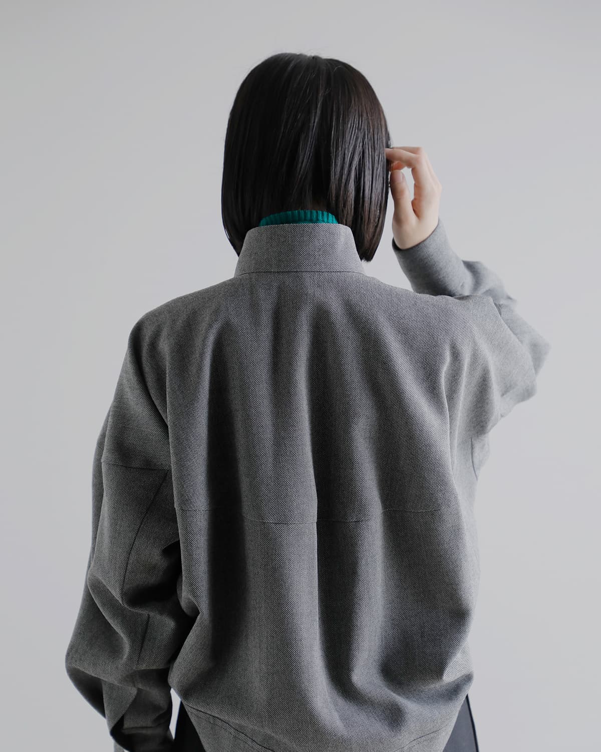 support surface(サポートサーフェス)ウール スタンドカラー ジャケット fkd27a060-tko0237