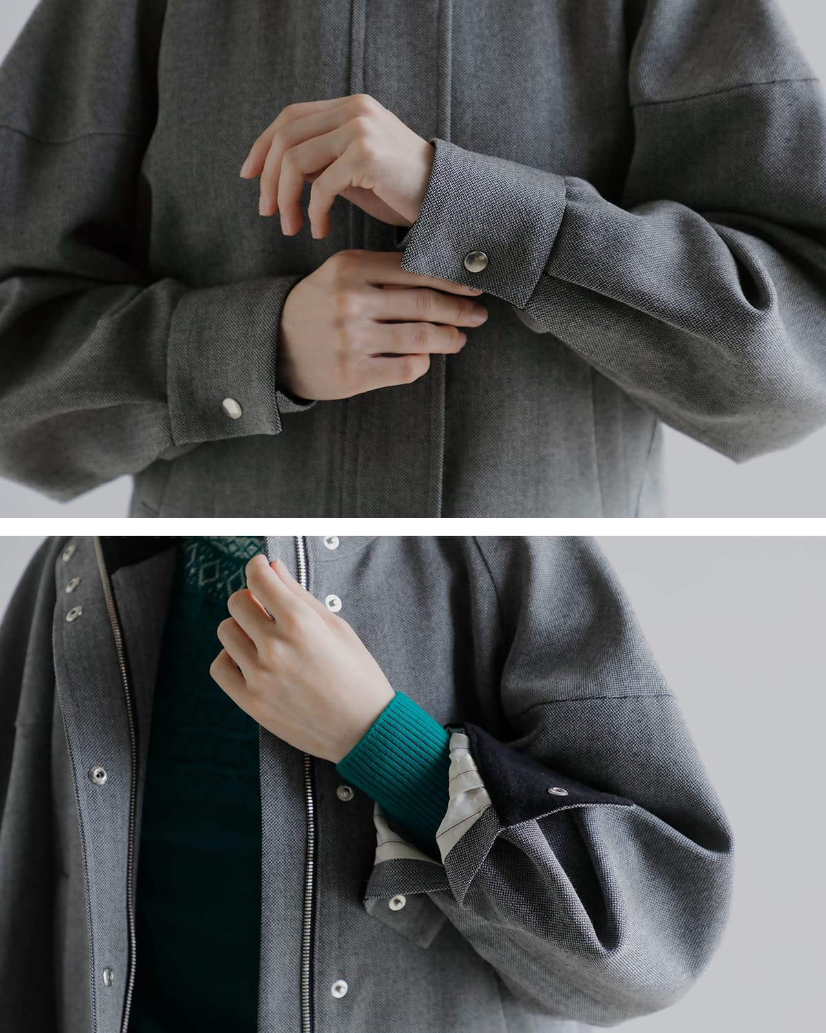 support surface(サポートサーフェス)ウール スタンドカラー ジャケット fkd27a060-tko0237