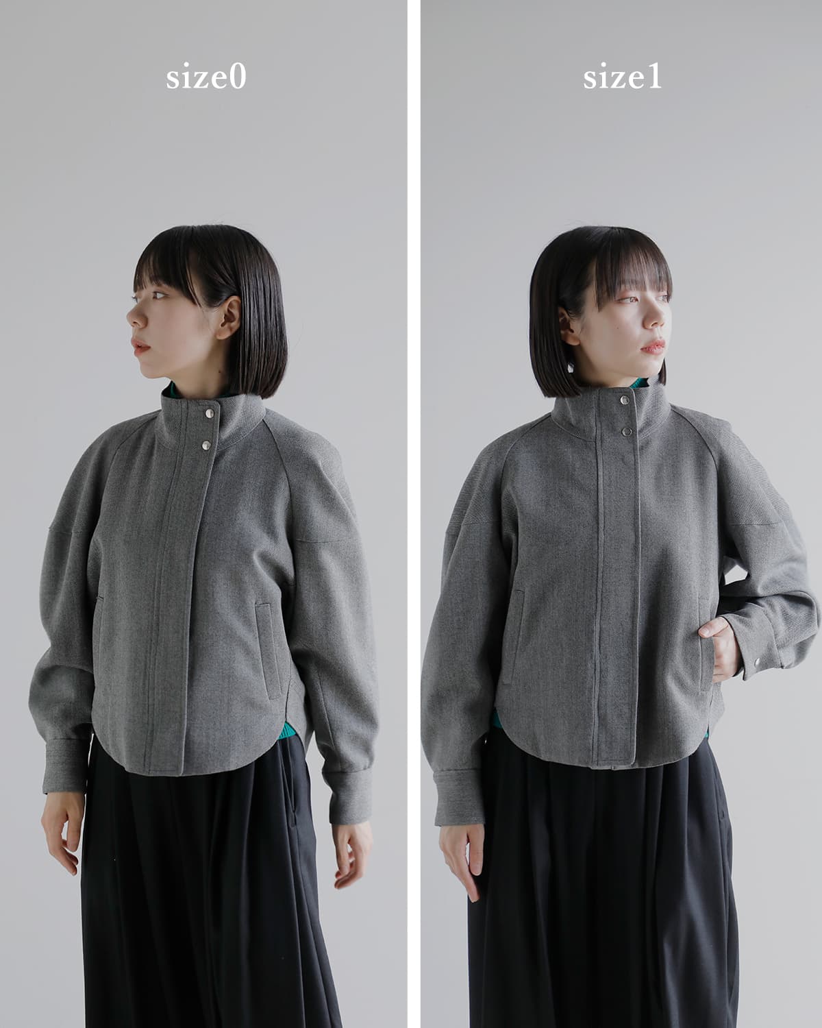 support surface(サポートサーフェス)ウール スタンドカラー ジャケット fkd27a060-tko0237