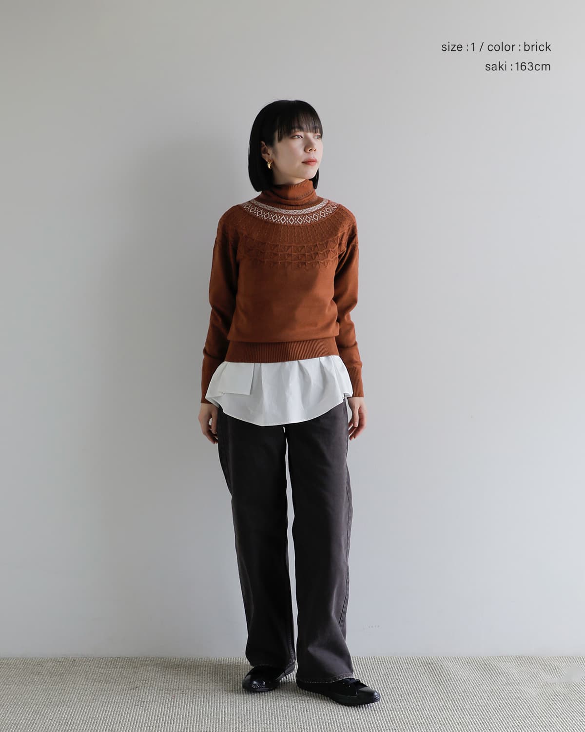 support surface(サポートサーフェス)ウール タートルネック セーター fmd27a404-t0108  秋冬