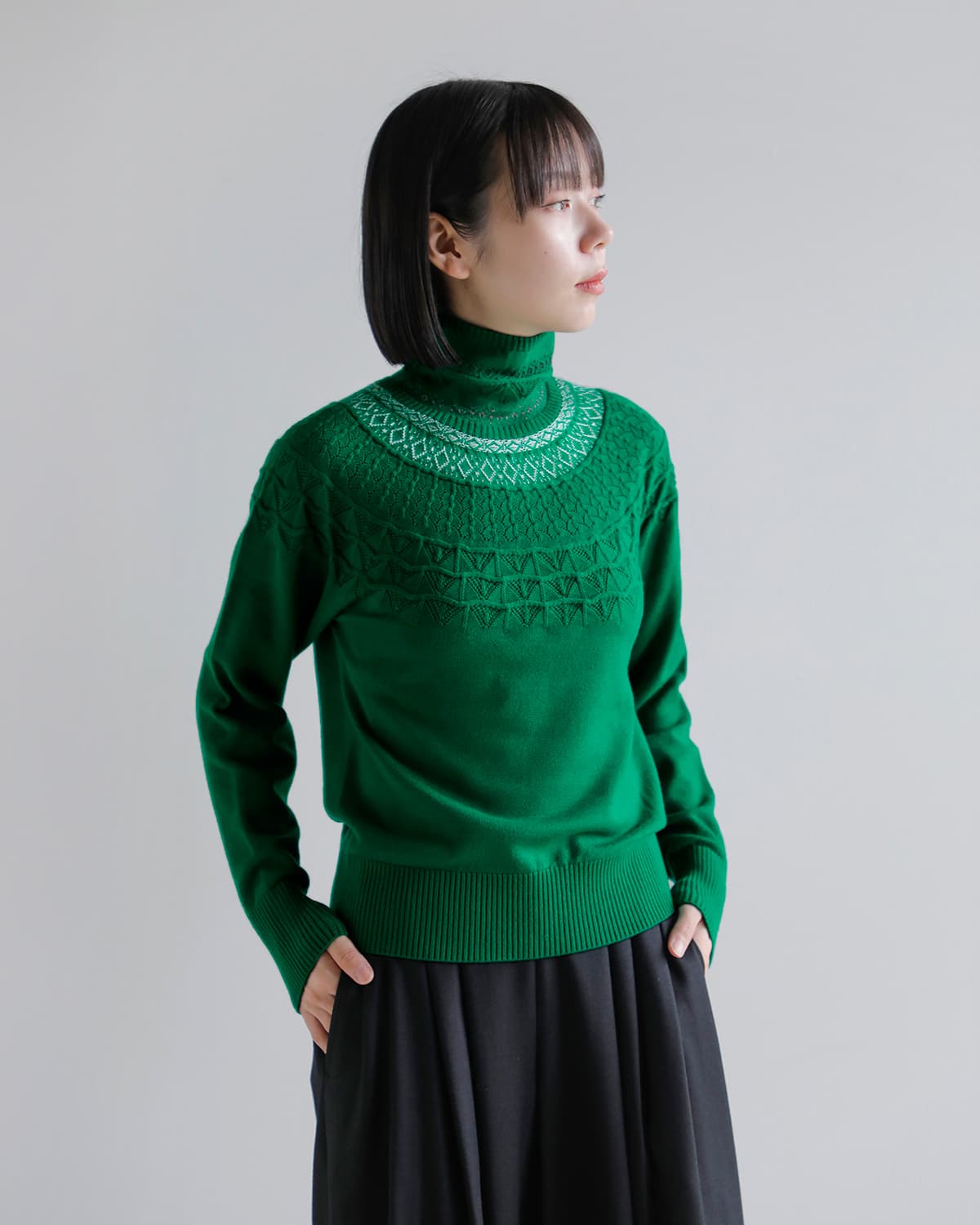 support surface(サポートサーフェス)ウール タートルネック セーター fmd27a404-t0108  秋冬