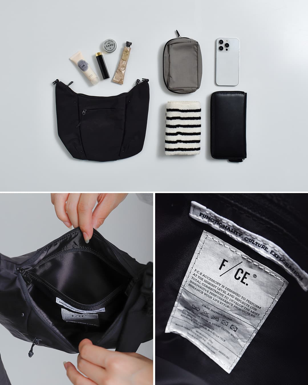 F/CE.テクスチャードツイル ポーチ 2.0 TEXTURED TWILL POUCH 2.0 ftt36262b0006