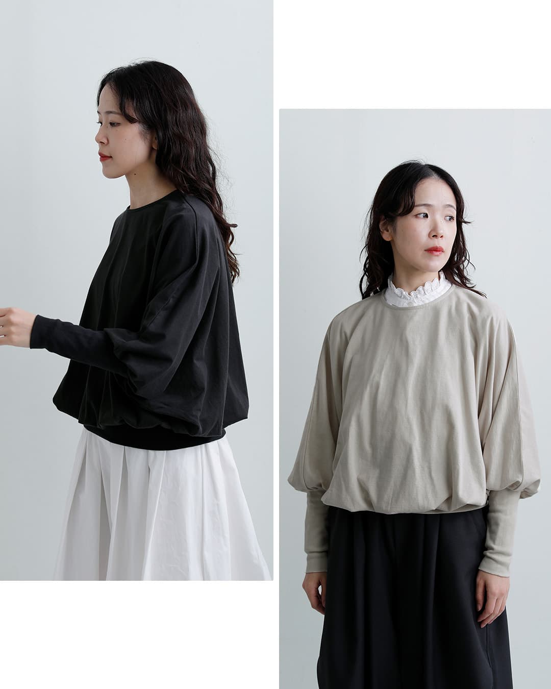 Gauzeコットン ハイゲージ カットソー MAISON PULL OVER g1214