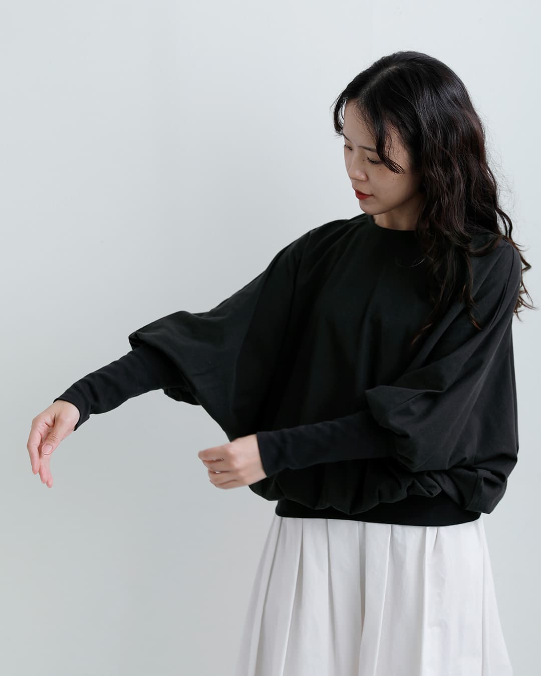 Gauzeコットン ハイゲージ カットソー MAISON PULL OVER g1214