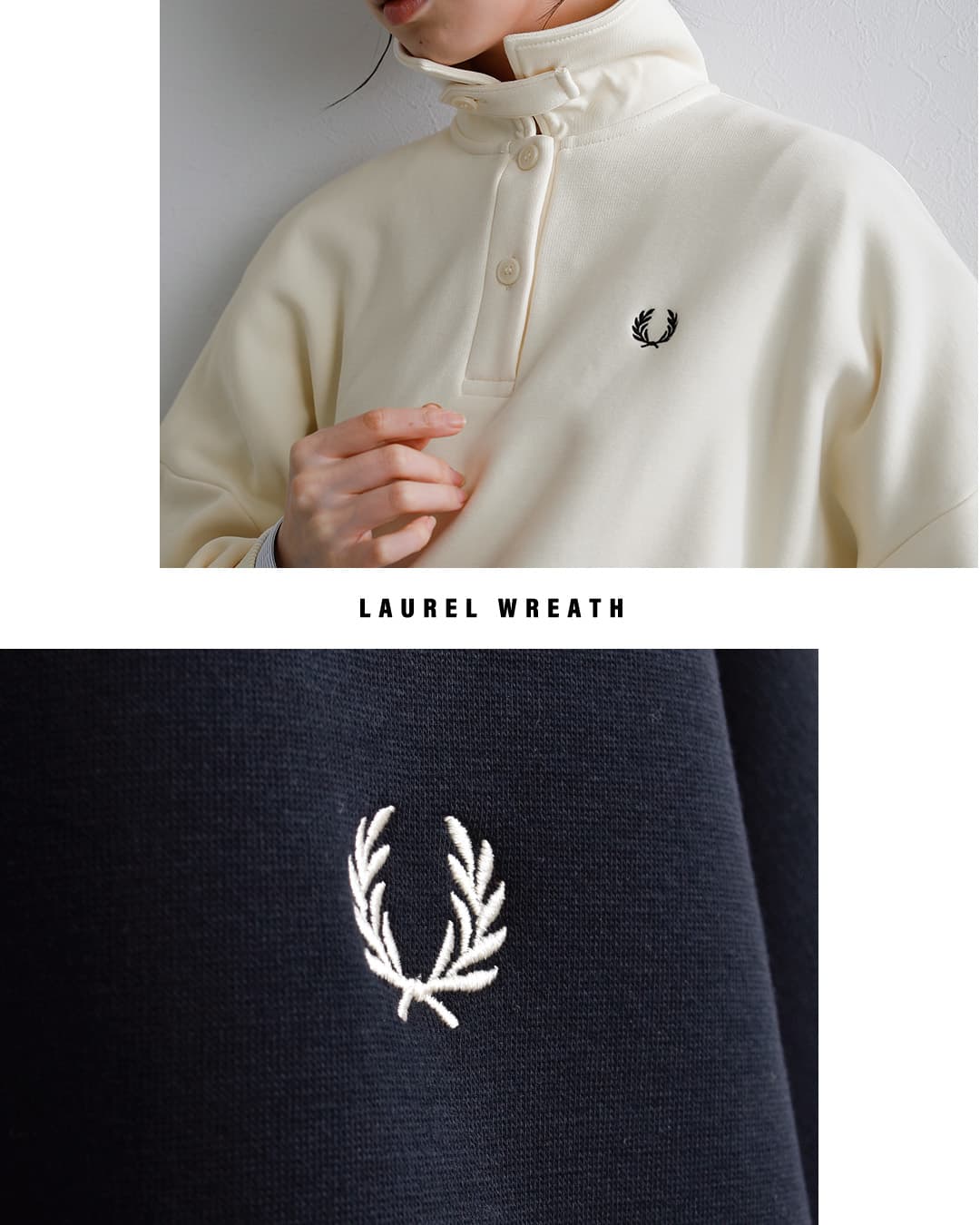 FRED PERRYブラッシュドバック スウェットポロシャツ Brushed Back Sweatshirt Polo g3159