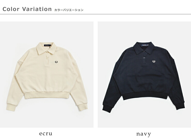 FRED PERRYブラッシュドバック スウェットポロシャツ Brushed Back Sweatshirt Polo g3159