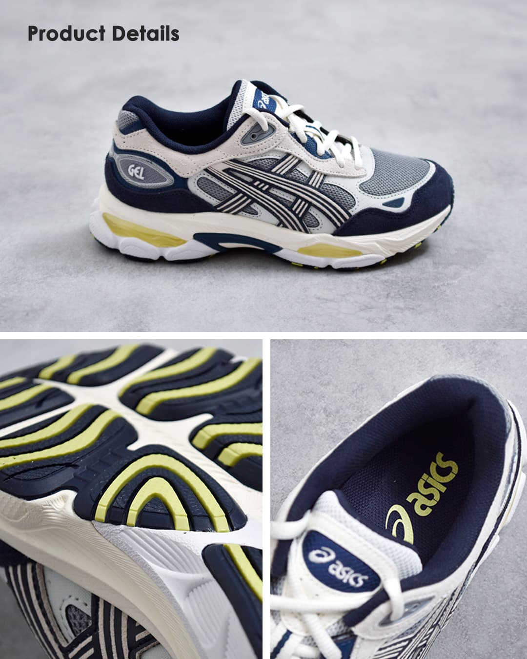ASICS(アシックス)ゲルエヌワイシー スポーツスタイル スニーカー GEL-NYC 2.0 gel-nyc-2-0