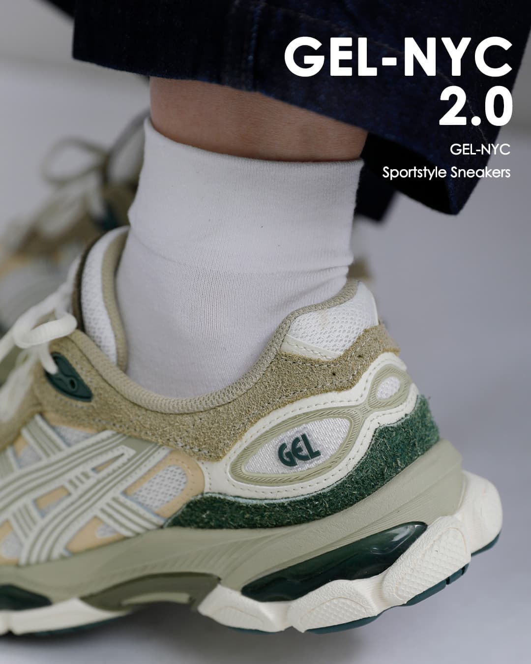 ASICSゲルエヌワイシー スポーツスタイル スニーカー GEL-NYC 2.0 gel-nyc-2-0-same1