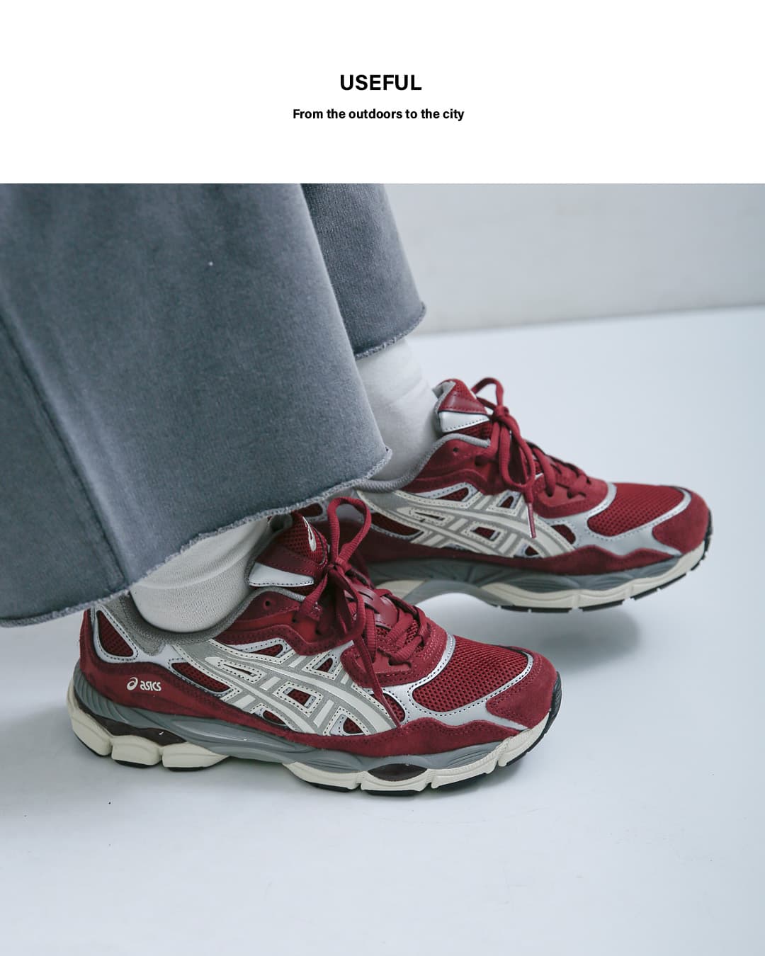 ASICS(アシックス)ゲルエヌワイシー スポーツスタイル スニーカー “GEL-NYC” gel-nyc