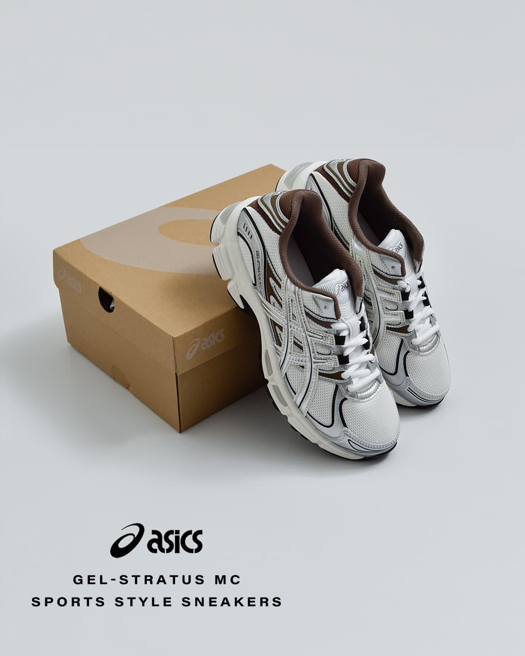 ASICSゲルストラタス スポーツスタイル スニーカー GEL-STRATUS MC gel-stratus-mc
