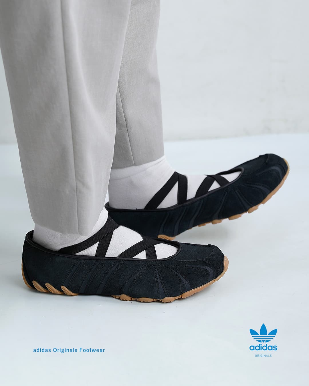 adidas Originalsゴーストスプリント レザーアッパー スニーカー GHOST SPRINT BALLET W ghost-s-b-w