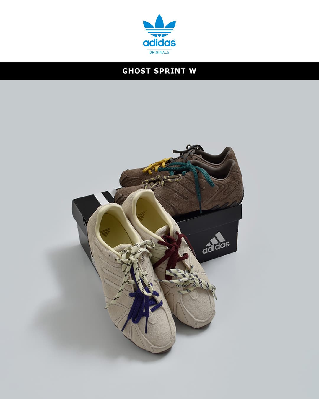 adidas Originalsゴーストスプリント スエードアッパー スニーカー GHOST SPRINT W ghost-s-w